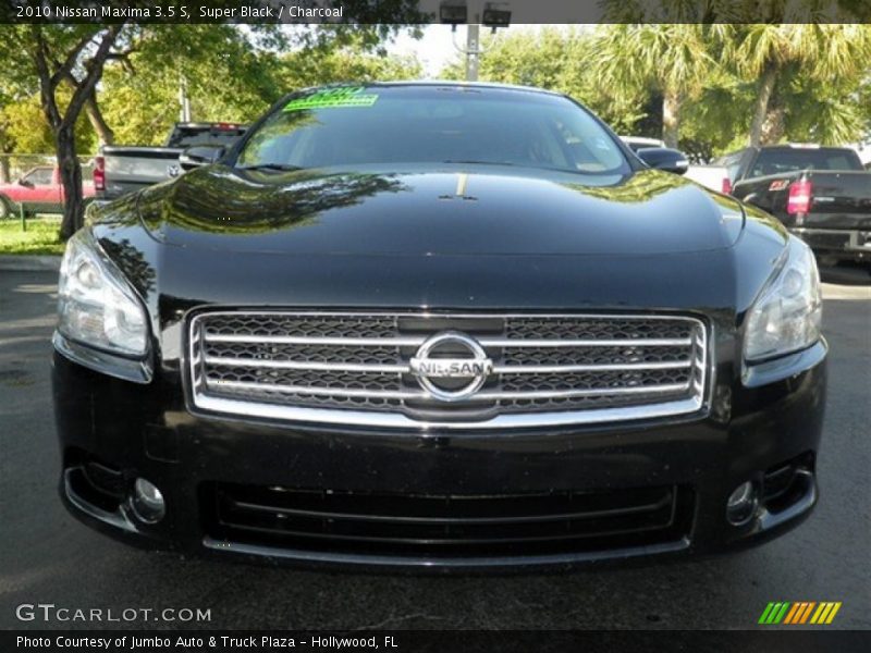 Super Black / Charcoal 2010 Nissan Maxima 3.5 S