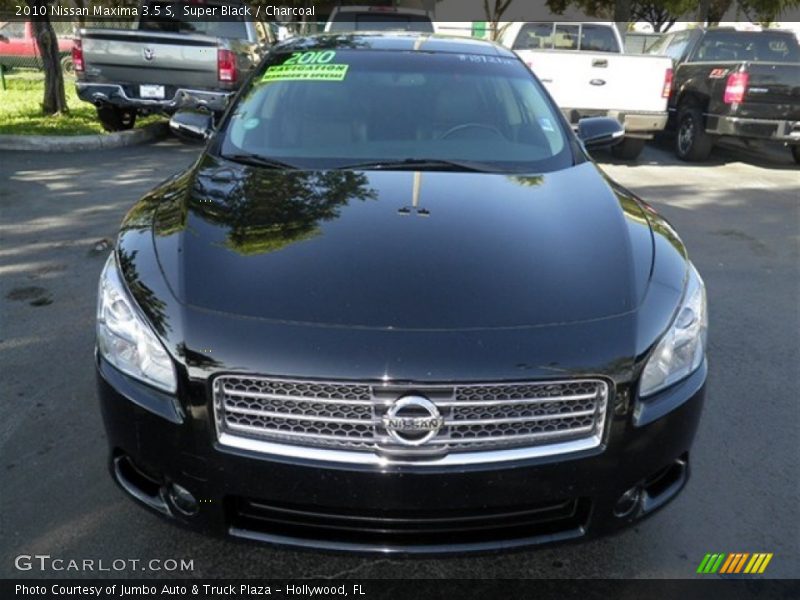 Super Black / Charcoal 2010 Nissan Maxima 3.5 S