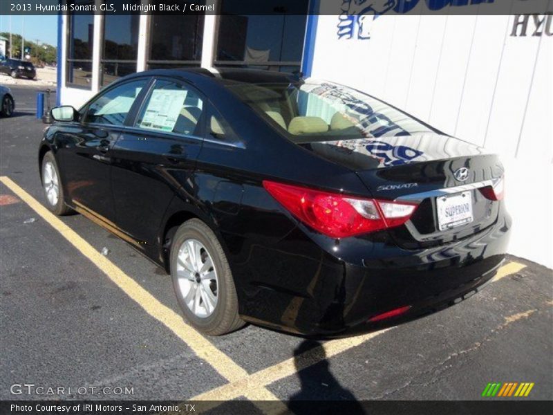 Midnight Black / Camel 2013 Hyundai Sonata GLS