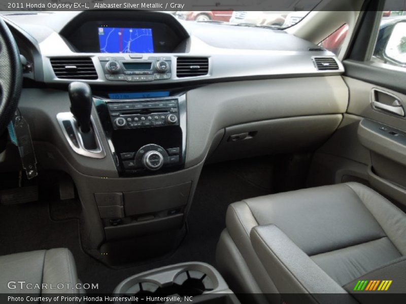 Alabaster Silver Metallic / Gray 2011 Honda Odyssey EX-L