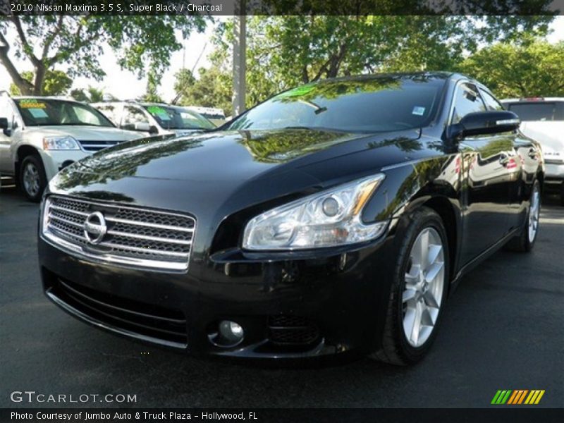 Super Black / Charcoal 2010 Nissan Maxima 3.5 S