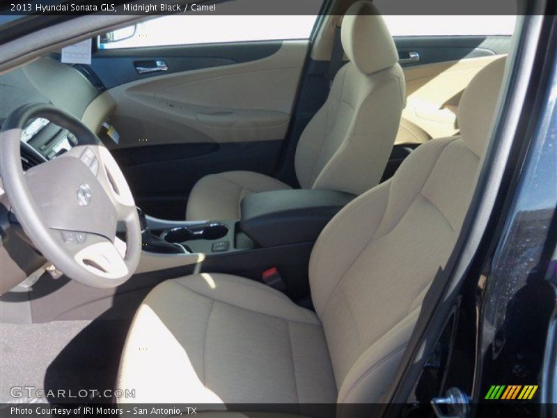 Midnight Black / Camel 2013 Hyundai Sonata GLS