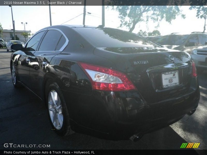 Super Black / Charcoal 2010 Nissan Maxima 3.5 S