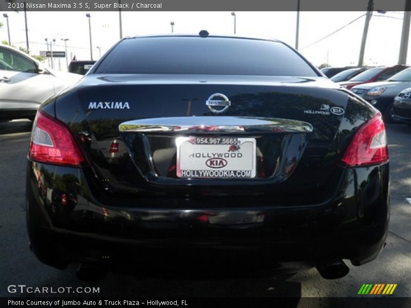 Super Black / Charcoal 2010 Nissan Maxima 3.5 S