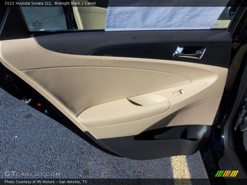 Midnight Black / Camel 2013 Hyundai Sonata GLS