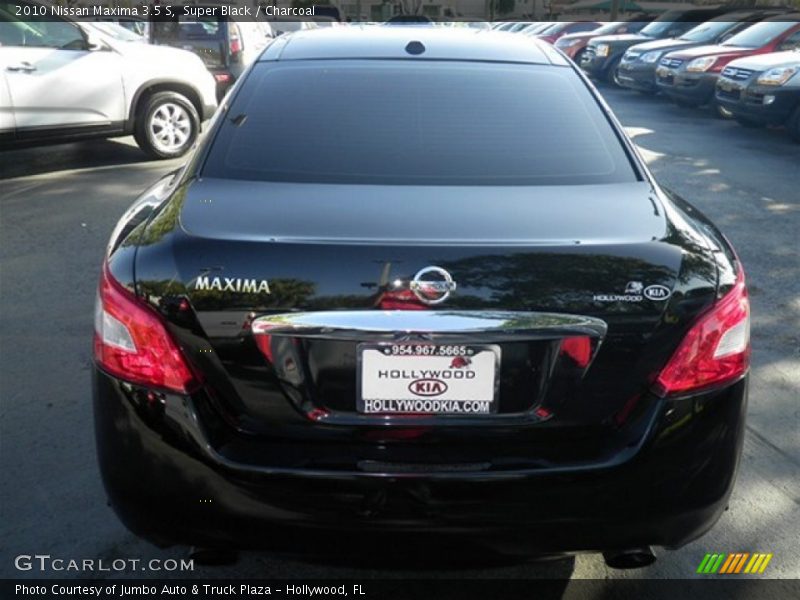 Super Black / Charcoal 2010 Nissan Maxima 3.5 S