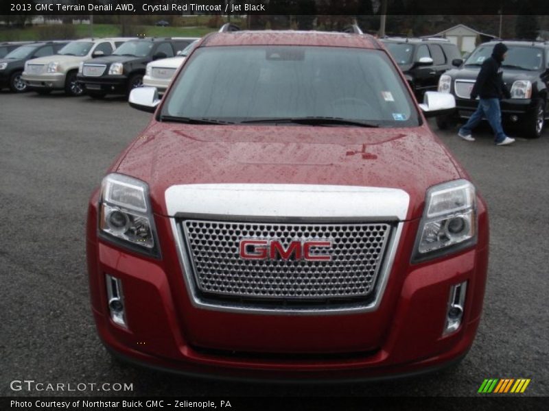 Crystal Red Tintcoat / Jet Black 2013 GMC Terrain Denali AWD