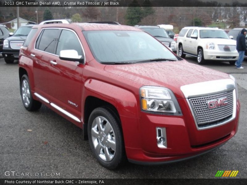 Crystal Red Tintcoat / Jet Black 2013 GMC Terrain Denali AWD