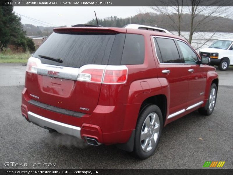 Crystal Red Tintcoat / Jet Black 2013 GMC Terrain Denali AWD