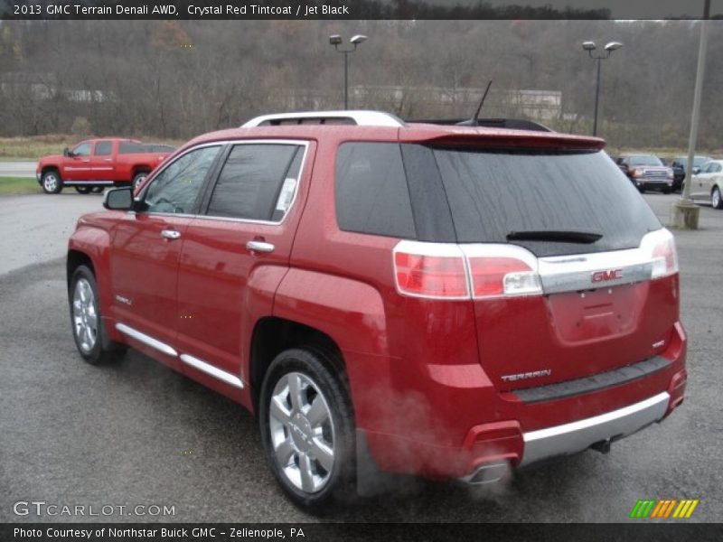 Crystal Red Tintcoat / Jet Black 2013 GMC Terrain Denali AWD