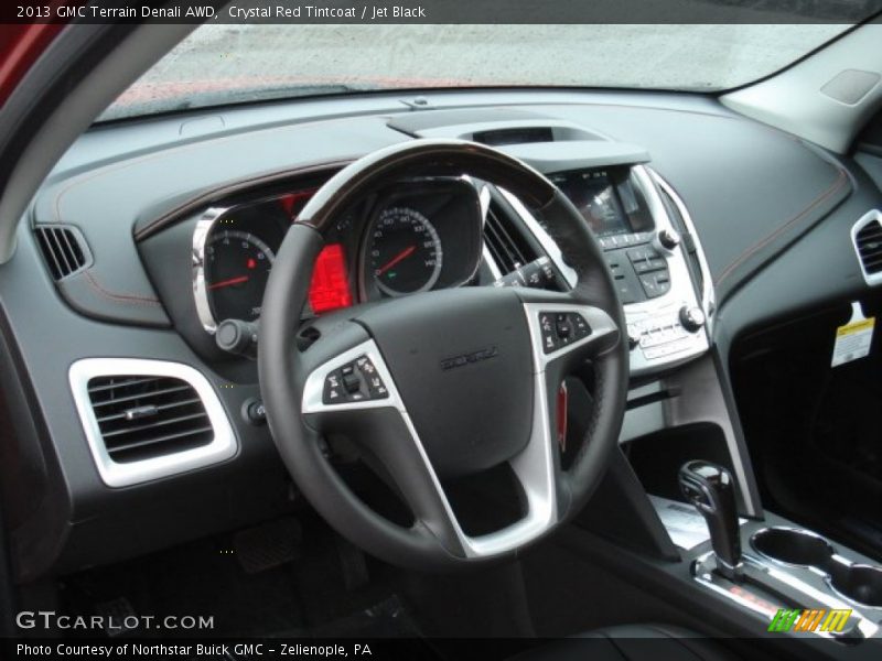 Crystal Red Tintcoat / Jet Black 2013 GMC Terrain Denali AWD