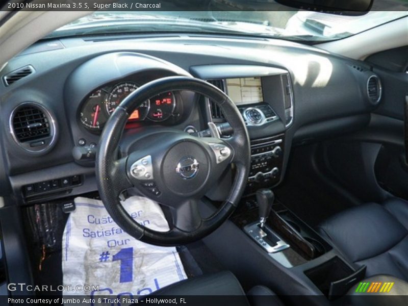 Super Black / Charcoal 2010 Nissan Maxima 3.5 S