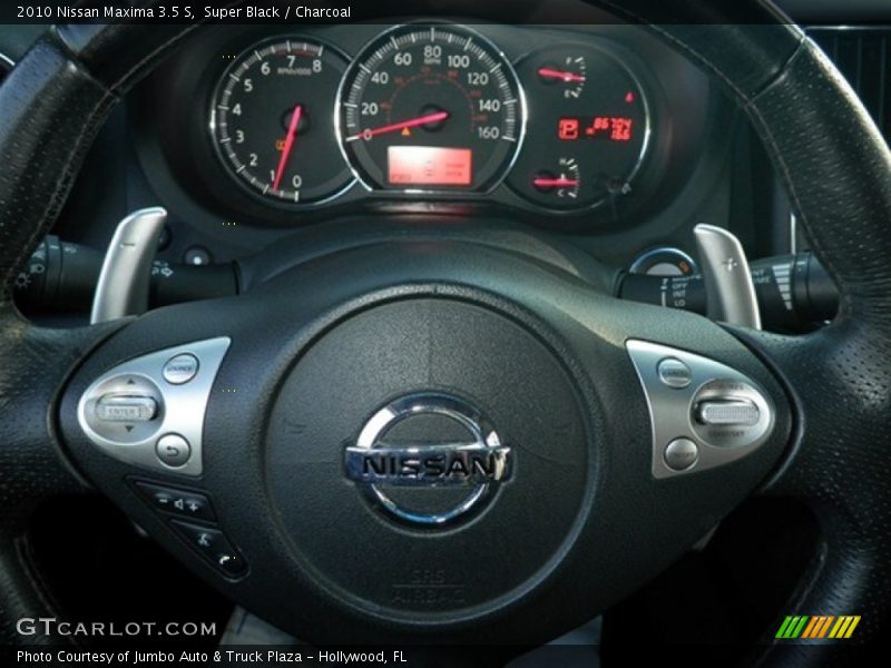 Super Black / Charcoal 2010 Nissan Maxima 3.5 S