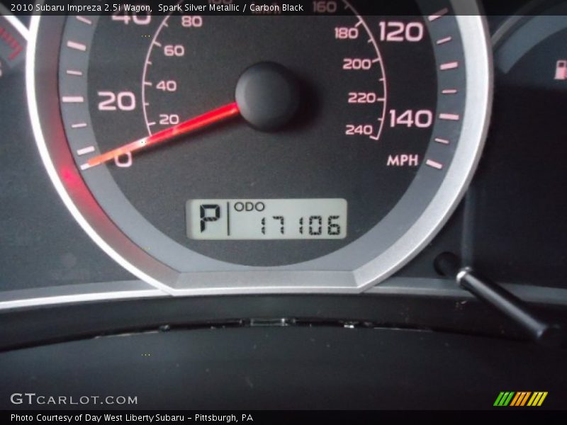 Spark Silver Metallic / Carbon Black 2010 Subaru Impreza 2.5i Wagon