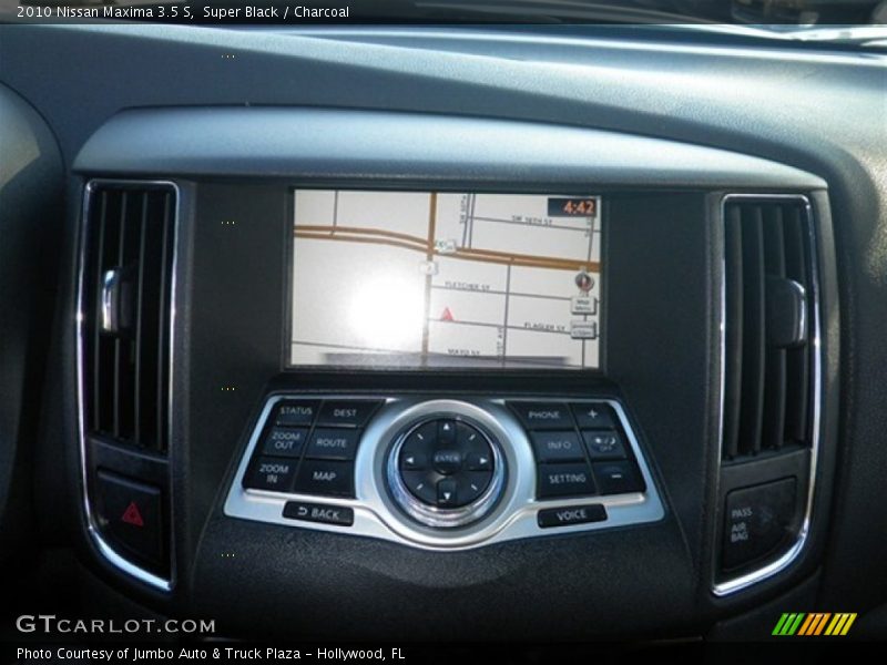 Super Black / Charcoal 2010 Nissan Maxima 3.5 S