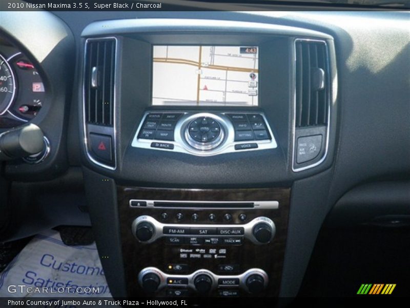 Super Black / Charcoal 2010 Nissan Maxima 3.5 S
