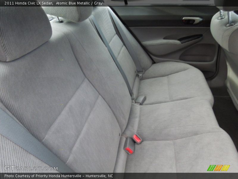 Atomic Blue Metallic / Gray 2011 Honda Civic LX Sedan