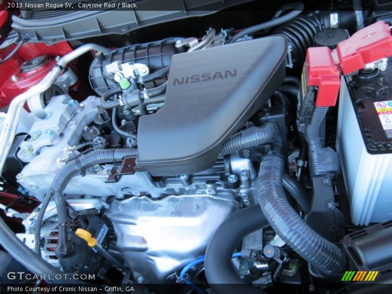 Cayenne Red / Black 2013 Nissan Rogue SV