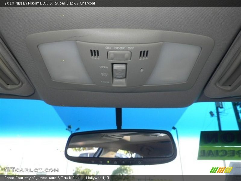 Super Black / Charcoal 2010 Nissan Maxima 3.5 S