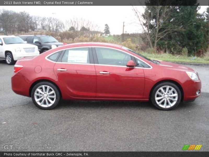Crystal Red Tintcoat / Cashmere 2013 Buick Verano FWD