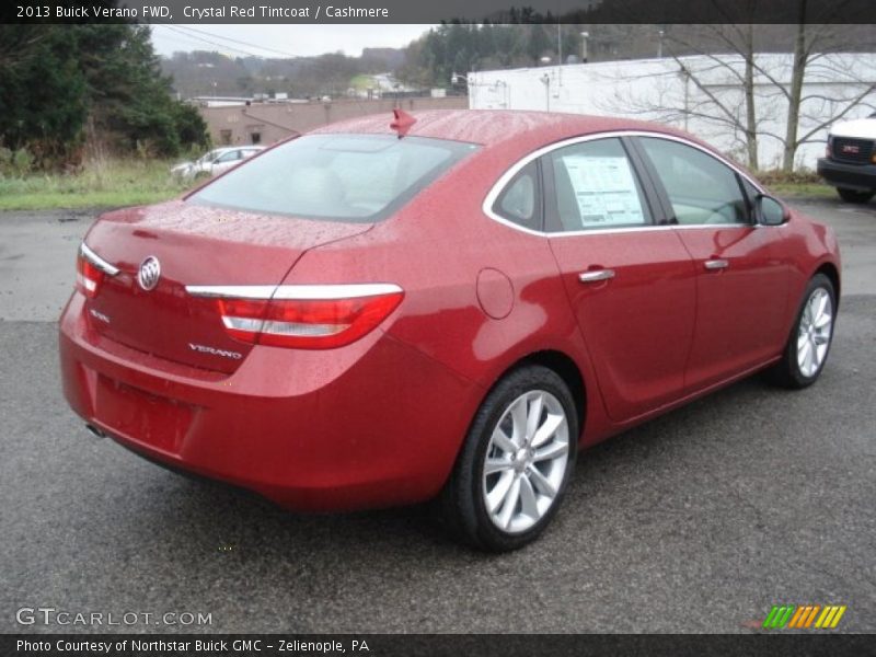 Crystal Red Tintcoat / Cashmere 2013 Buick Verano FWD