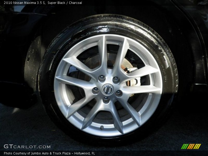 Super Black / Charcoal 2010 Nissan Maxima 3.5 S