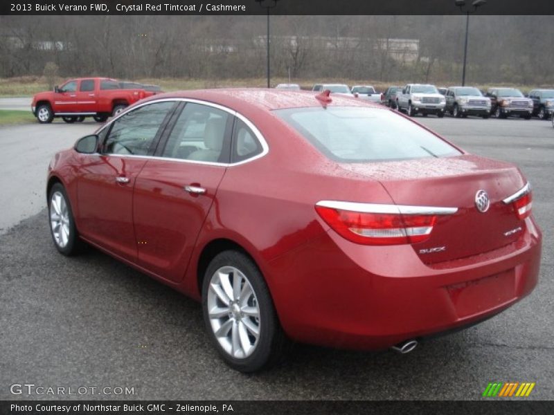 Crystal Red Tintcoat / Cashmere 2013 Buick Verano FWD