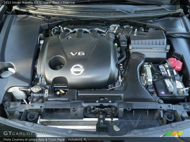 Super Black / Charcoal 2010 Nissan Maxima 3.5 S