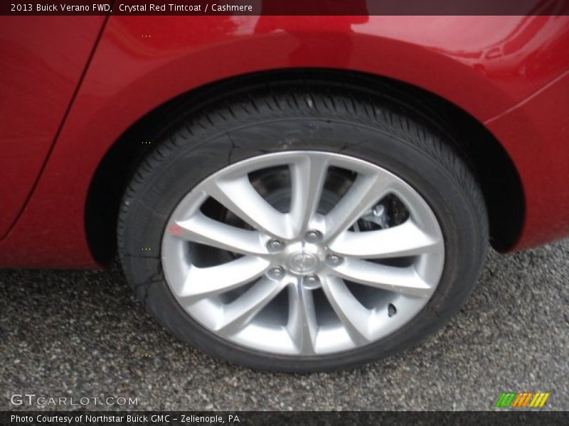 Crystal Red Tintcoat / Cashmere 2013 Buick Verano FWD