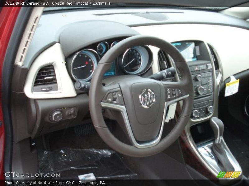 Crystal Red Tintcoat / Cashmere 2013 Buick Verano FWD