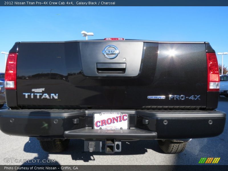 Galaxy Black / Charcoal 2012 Nissan Titan Pro-4X Crew Cab 4x4