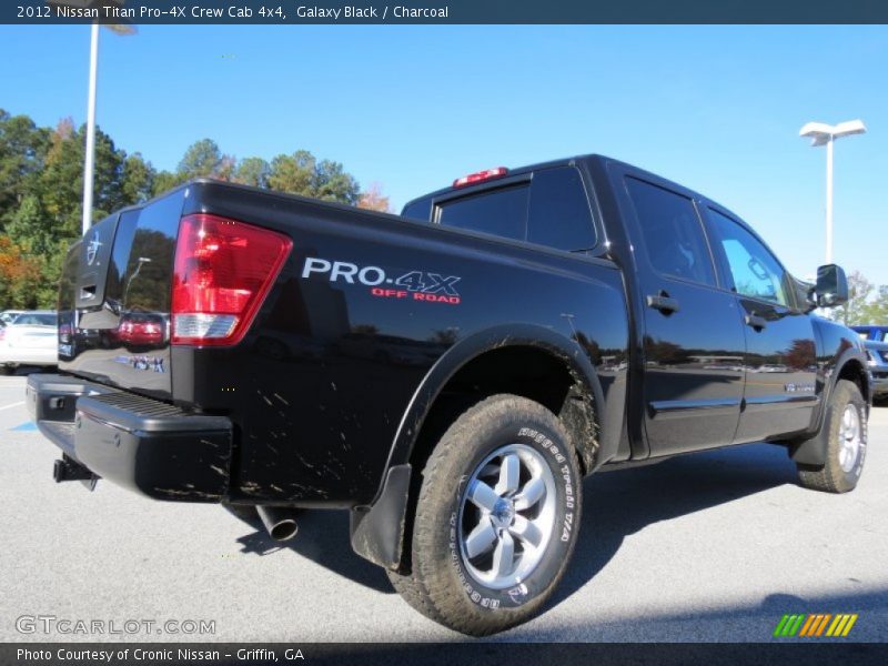 Galaxy Black / Charcoal 2012 Nissan Titan Pro-4X Crew Cab 4x4