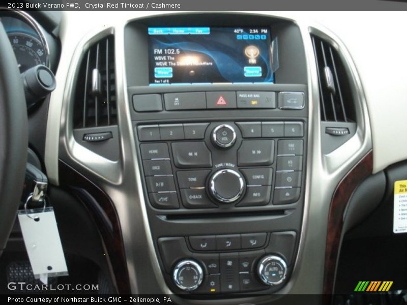 Crystal Red Tintcoat / Cashmere 2013 Buick Verano FWD