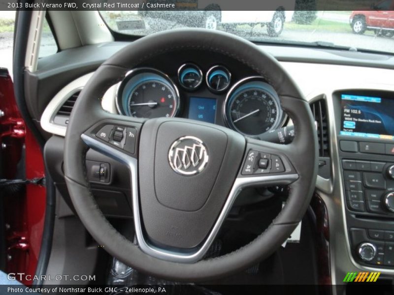Crystal Red Tintcoat / Cashmere 2013 Buick Verano FWD