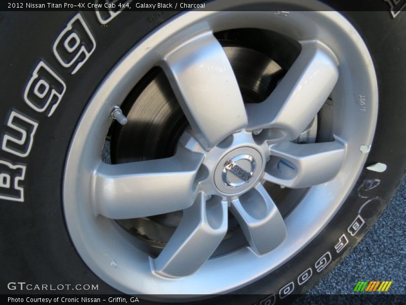 Galaxy Black / Charcoal 2012 Nissan Titan Pro-4X Crew Cab 4x4