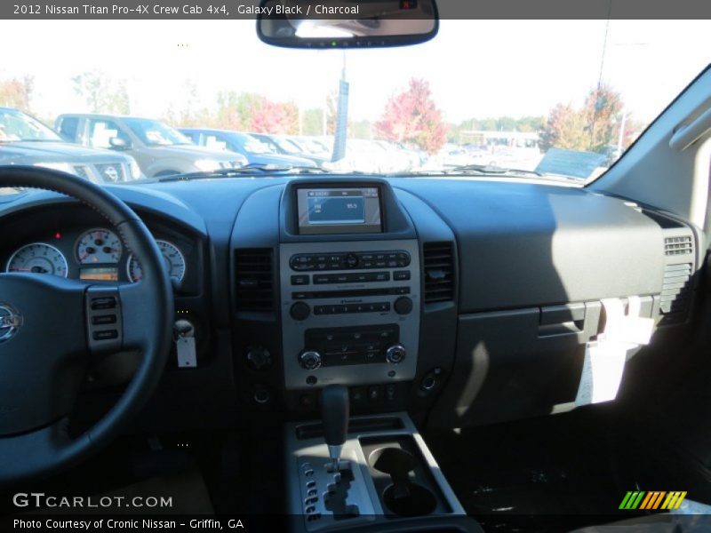 Galaxy Black / Charcoal 2012 Nissan Titan Pro-4X Crew Cab 4x4