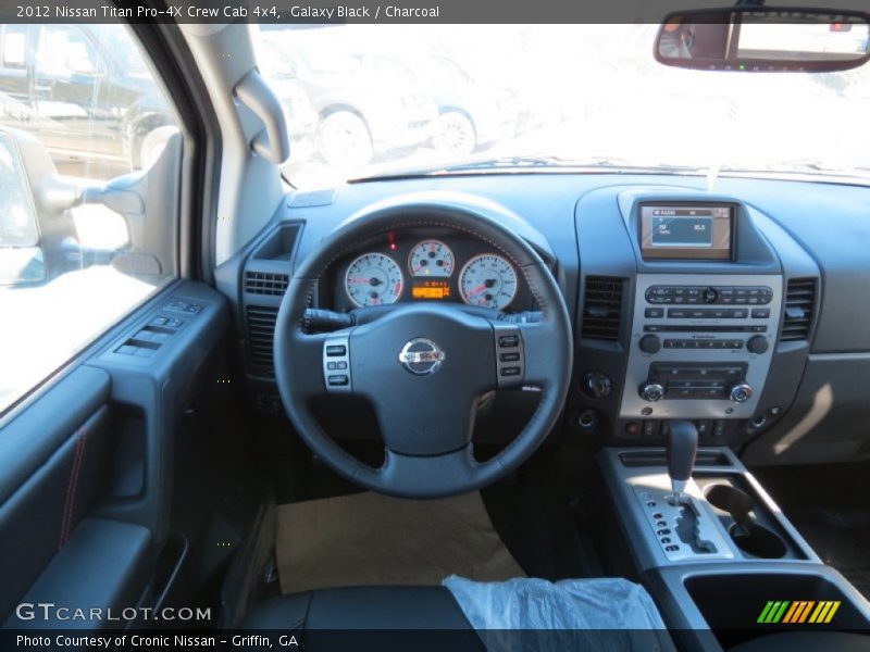Galaxy Black / Charcoal 2012 Nissan Titan Pro-4X Crew Cab 4x4