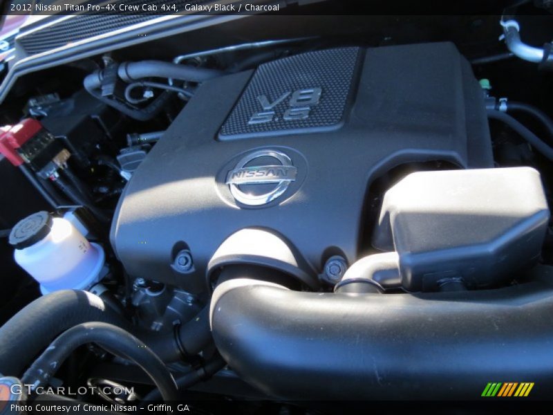 Galaxy Black / Charcoal 2012 Nissan Titan Pro-4X Crew Cab 4x4
