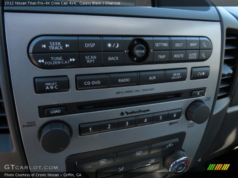 Galaxy Black / Charcoal 2012 Nissan Titan Pro-4X Crew Cab 4x4