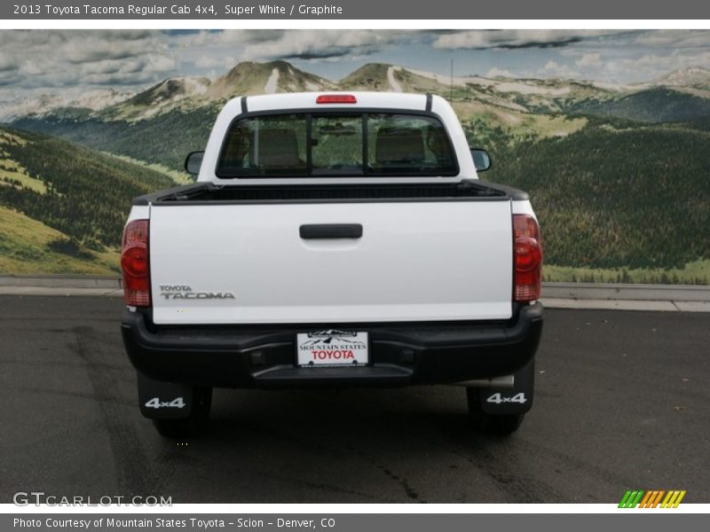 Super White / Graphite 2013 Toyota Tacoma Regular Cab 4x4