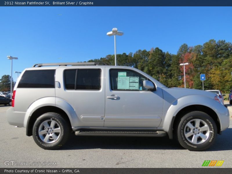 Brilliant Silver / Graphite 2012 Nissan Pathfinder SV