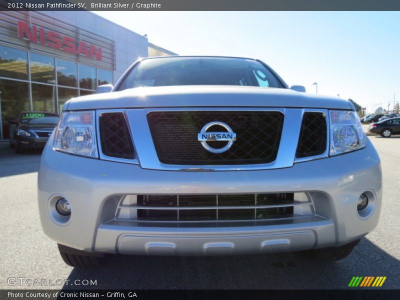 Brilliant Silver / Graphite 2012 Nissan Pathfinder SV