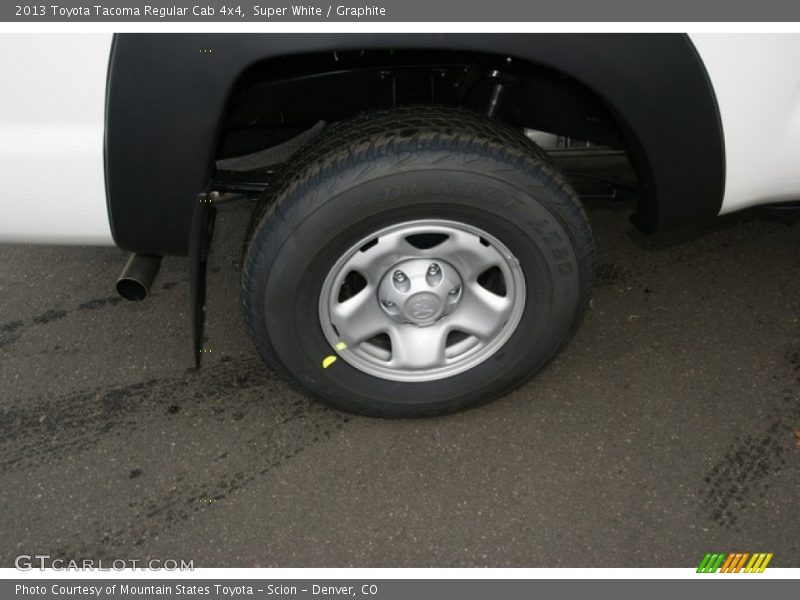 Super White / Graphite 2013 Toyota Tacoma Regular Cab 4x4