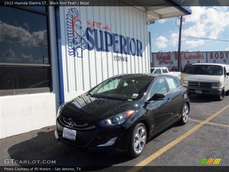 Black Noir Pearl / Beige 2013 Hyundai Elantra GT