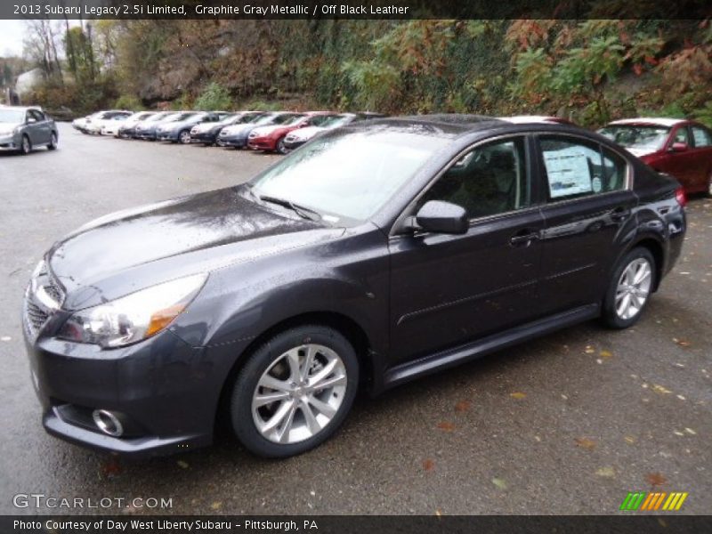 Graphite Gray Metallic / Off Black Leather 2013 Subaru Legacy 2.5i Limited