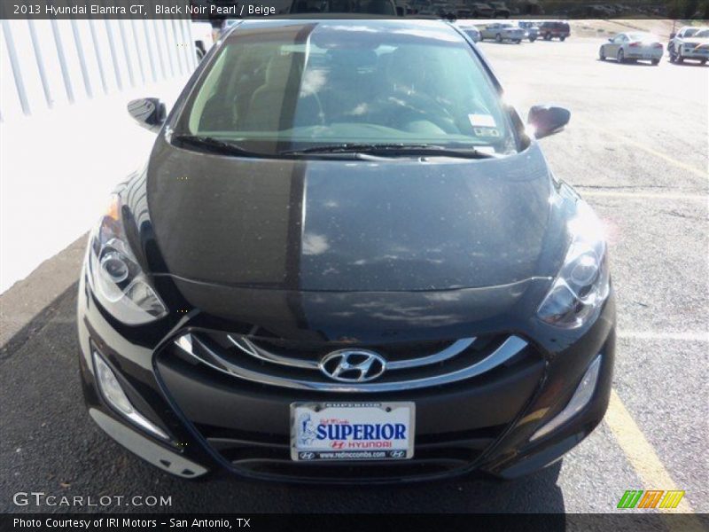 Black Noir Pearl / Beige 2013 Hyundai Elantra GT