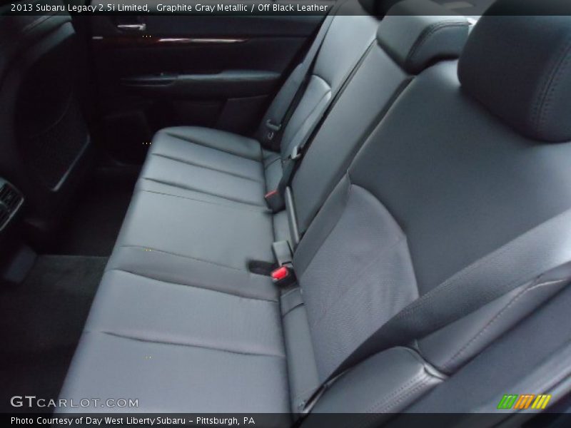 Graphite Gray Metallic / Off Black Leather 2013 Subaru Legacy 2.5i Limited