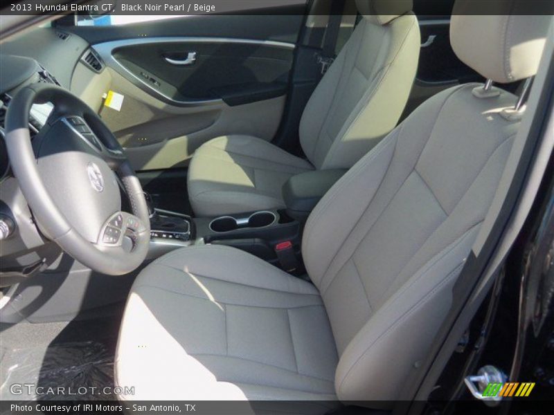 Black Noir Pearl / Beige 2013 Hyundai Elantra GT