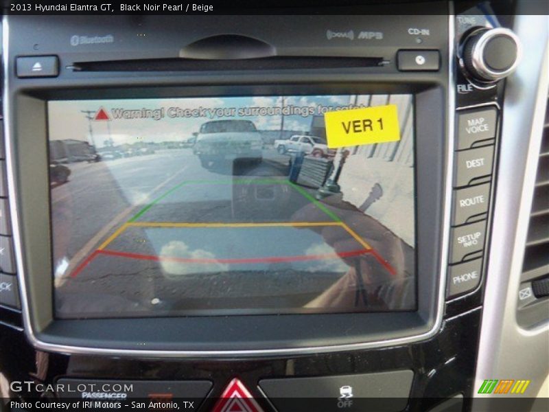 Black Noir Pearl / Beige 2013 Hyundai Elantra GT