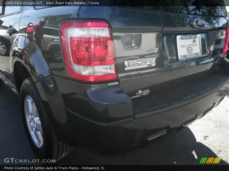 Black Pearl Slate Metallic / Stone 2009 Ford Escape XLT